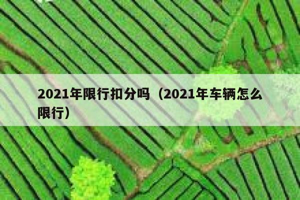 2021年限行扣分吗（2021年车辆怎么限行）  第1张