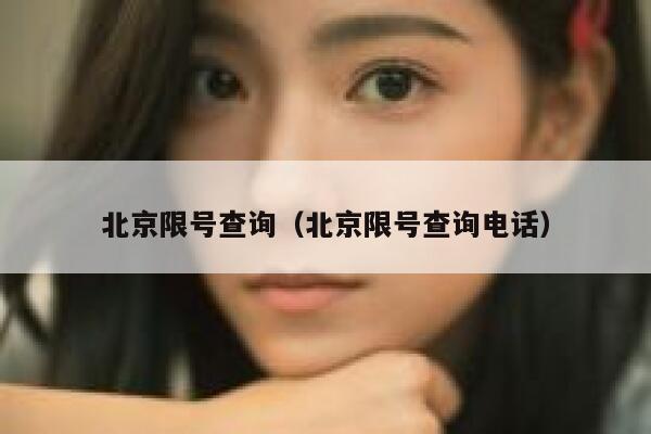 北京限号查询（北京限号查询电话）  第1张
