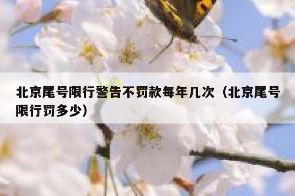 北京尾号限行警告不罚款每年几次（北京尾号限行罚多少）  第1张