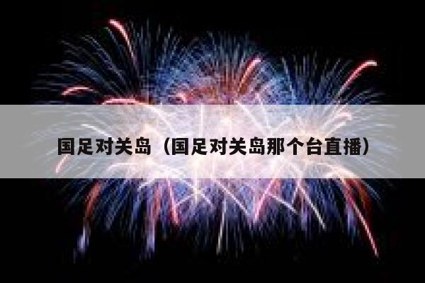 国足对关岛（国足对关岛那个台直播）  第1张