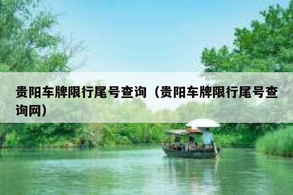 贵阳车牌限行尾号查询（贵阳车牌限行尾号查询网）  第1张