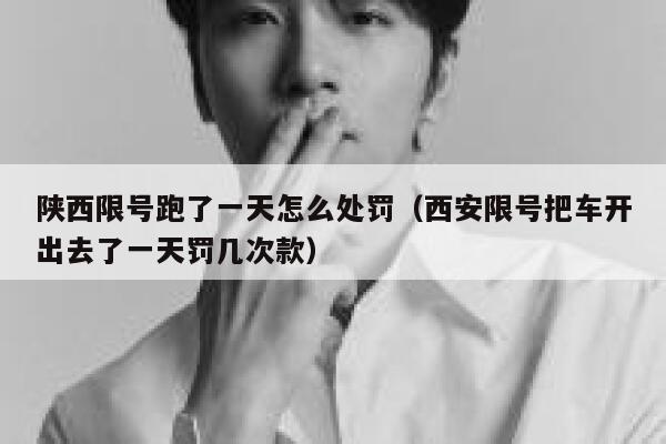 陕西限号跑了一天怎么处罚（西安限号把车开出去了一天罚几次款）  第1张