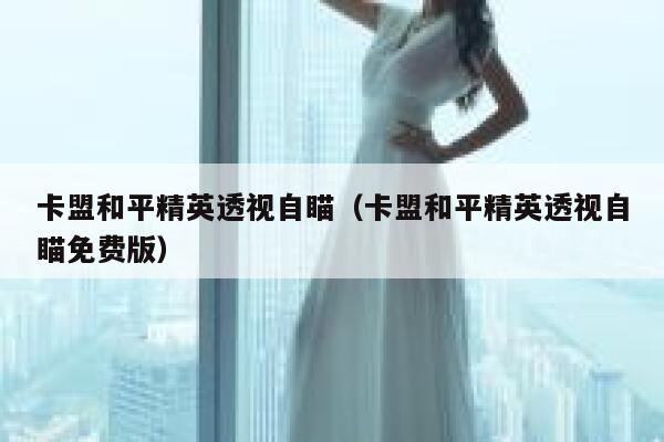 卡盟和平精英透视自瞄（卡盟和平精英透视自瞄免费版）  第1张