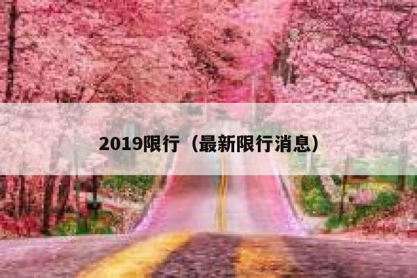 2019限行（最新限行消息）  第1张