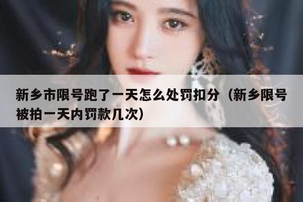 新乡市限号跑了一天怎么处罚扣分（新乡限号被拍一天内罚款几次）  第1张