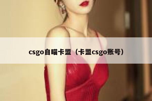 csgo自瞄卡盟（卡盟csgo账号）  第1张