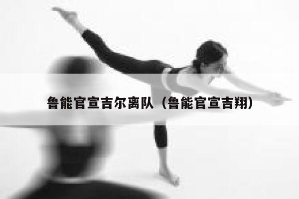 鲁能官宣吉尔离队（鲁能官宣吉翔）  第1张