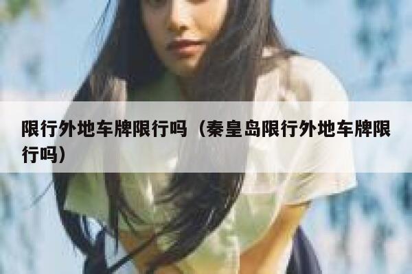 限行外地车牌限行吗（秦皇岛限行外地车牌限行吗）  第1张