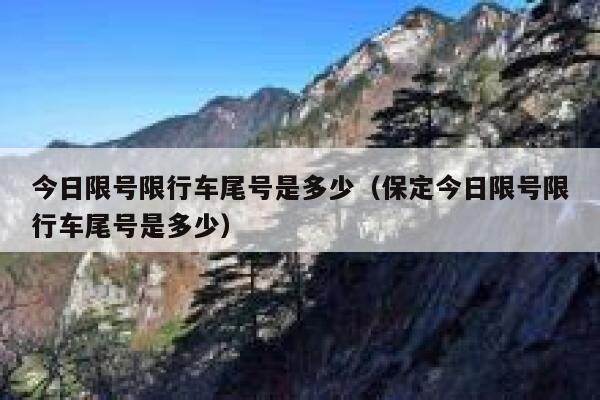 今日限号限行车尾号是多少（保定今日限号限行车尾号是多少）  第1张