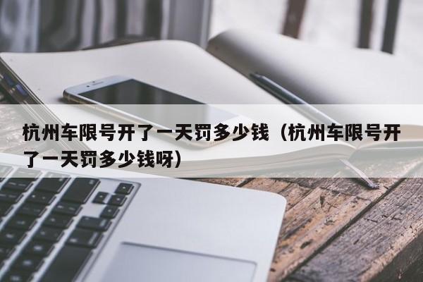 杭州车限号开了一天罚多少钱（杭州车限号开了一天罚多少钱呀） 第1张